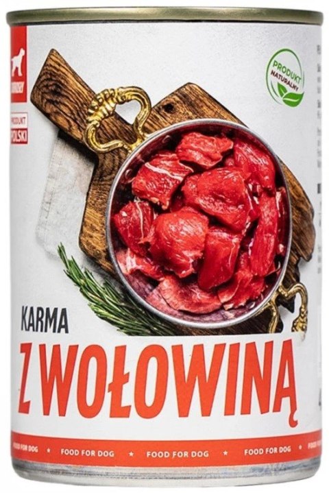 Tuf Tuf Puszka mielonka z wołowiną 400g Tuf Tuf Puszka mielonka z wołowiną 400g