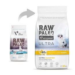VetExpert VetExpert Raw Paleo Ultra Turkey Medium&Large Puppy - Karma sucha dla psów - 10kg