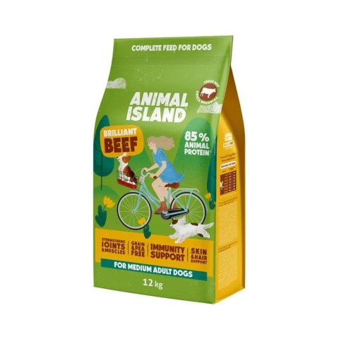 ANIMAL ISLAND Wołowina - Karma sucha dla psów - 12kg ANIMAL ISLAND Wołowina - Karma sucha dla psów - 12kg
