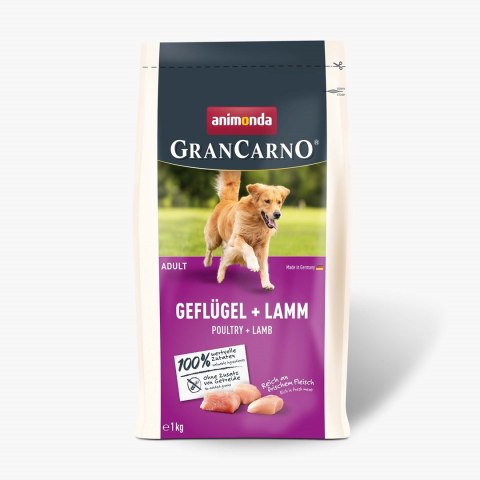 ANIMONDA Gran Carno Adult Poultry + Lamb 1kg ANIMONDA Gran Carno Adult Poultry + Lamb 1kg