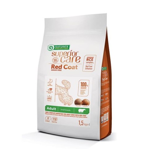 Nature's Protection Red Coat Grain Free Jagnięcina Adult Small Breeds 1.5 kg Nature's Protection Red Coat Grain Free Jagnięcina Adult Small Breeds 1.5 kg