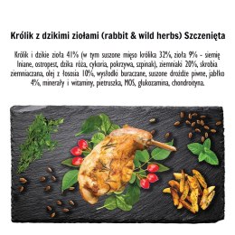 PAKA ZWIERZAKA Paka Zwierzaka Seventh Heaven Królik z dzikimi ziołami PUPPY ''S'' 9kg