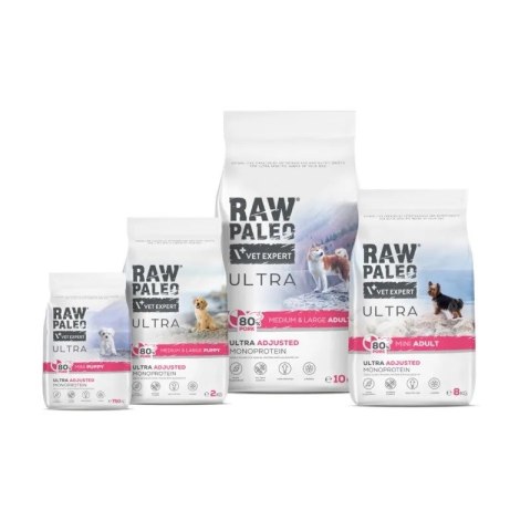 Raw Paleo Ultra Pork Medium&Large Adult 10kg Raw Paleo Ultra Pork Medium&Large Adult 10kg
