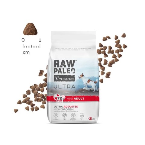 VetExpert Raw Paleo Ultra Wołowina Mini Adult 2kg VetExpert Raw Paleo Ultra Wołowina Mini Adult 2kg