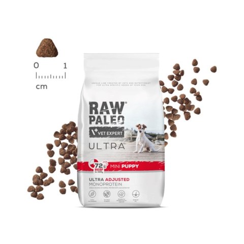 VetExpert Raw Paleo Ultra Wołowina Mini Puppy 750g VetExpert Raw Paleo Ultra Wołowina Mini Puppy 750g