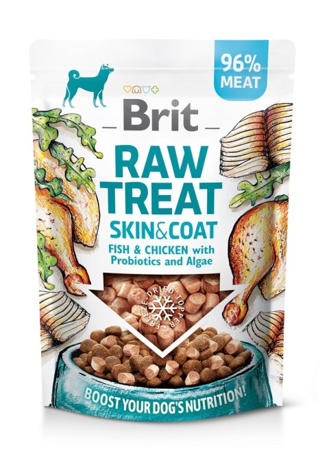 BRIT RAW TREAT SKIN&COAT FISH&CHICKEN 40g BRIT RAW TREAT SKIN&COAT FISH&CHICKEN 40g