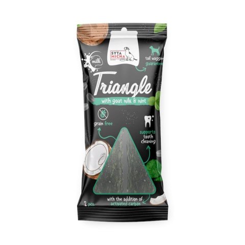 SYTA MICHA - Trójkąt dentystyczny - przysmak dla psa - 13cm 2szt SYTA MICHA - Trójkąt dentystyczny - przysmak dla psa - 13cm 2szt