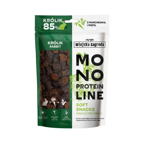 WIEJSKA ZAGRODA Monoproteinowy soft snacks Królik (dorosły) - Przysmak dla psa - 115g WIEJSKA ZAGRODA Monoproteinowy soft snacks Królik (dorosły) - Przysmak dla psa - 115g