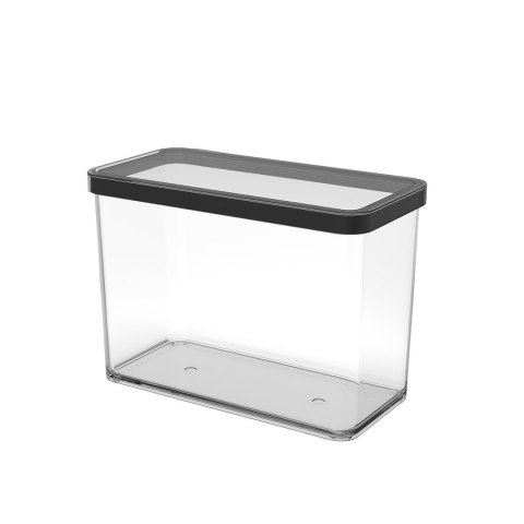 Rotho Pojemnik na przysmaki wysoki 2.1L LOFT transparentny/czarny Rotho Pojemnik na przysmaki wysoki 2.1L LOFT transparentny/czarny