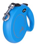 Flexi Smycz flexi automatyczna NEW CLASSIC L taśma 8 m - dla psa do 50 kg, kolor niebieski