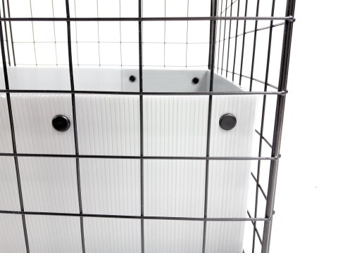 C&C Klatka modułowa 5x2 świnka królik jeż czarna, 180 x 75 x 37 cm C&C Klatka modułowa 5x2 świnka królik jeż czarna, 180 x 75 x 37 cm