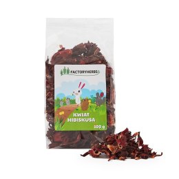 Factoryherbs FACTORYHERBS Kwiat hibiskusa 100g