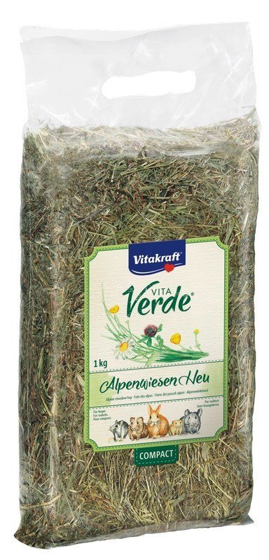 VITAKRAFT VV Siano alpejska łąka compact dla gryzoni 1kg VITAKRAFT VV Siano alpejska łąka compact dla gryzoni 1kg