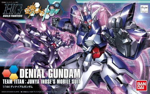 Figurka kolekcjonerska BANDAI HGBF 1/144 DENIAL GUNDAM Figurka kolekcjonerska BANDAI HGBF 1/144 DENIAL GUNDAM