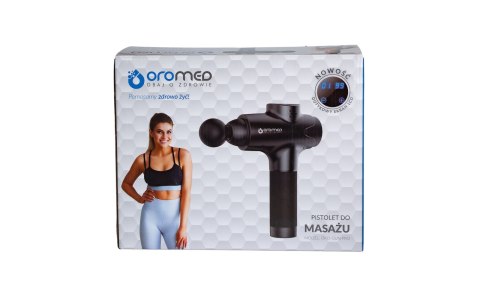 Masażer pistoletowy ORO-GUN PRO BLACK OROMED Masażer pistoletowy ORO-GUN PRO BLACK OROMED