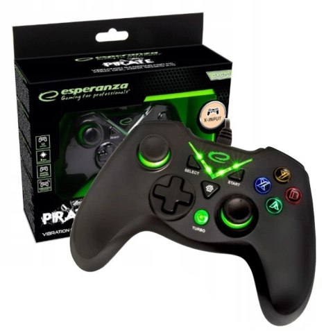 ESPERANZA GAMEPAD PC/XBOX ONE/XBOX SERIES X/S USB PIRATE EGG114K ESPERANZA GAMEPAD PC/XBOX ONE/XBOX SERIES X/S USB PIRATE EGG114K