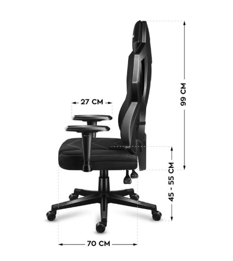 Fotel gamingowy Huzaro Combat 6.2 Black RGB Fotel gamingowy Huzaro Combat 6.2 Black RGB