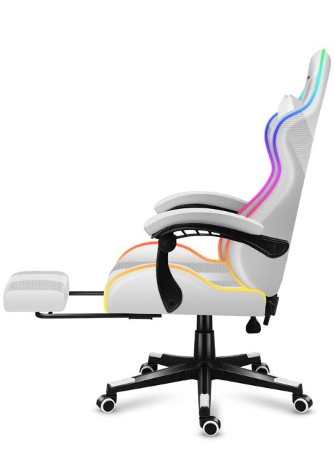 Fotel gamingowy Huzaro Force 4.7 RGB White Fotel gamingowy Huzaro Force 4.7 RGB White