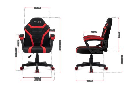 Fotel gamingowy dla dziecka HZ-Ranger 1.0 red mesh Fotel gamingowy dla dziecka HZ-Ranger 1.0 red mesh