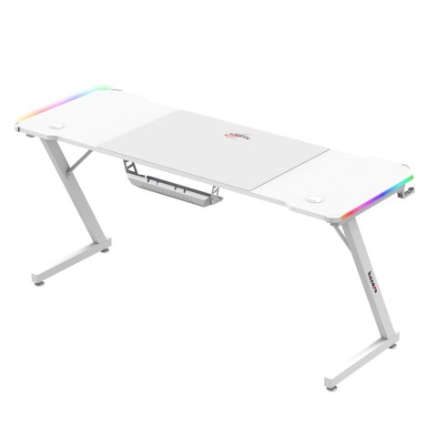 Biurko gamingowe Huzaro Hero 4.8 White RGB Biurko gamingowe Huzaro Hero 4.8 White RGB