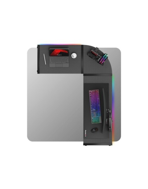 Biurko gamingowe Huzaro Hero 6.0 Black RGB Biurko gamingowe Huzaro Hero 6.0 Black RGB