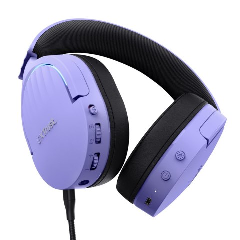 Słuchawki gamingowe Trust GXT 491P FAYZO WIRELESS Purple Słuchawki gamingowe Trust GXT 491P FAYZO WIRELESS Purple