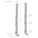 Maclean MACLEAN UCHWYT VESA NA SOUNDBAR UNIWERSALNY 15KG MAX MC-335
