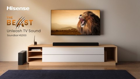 Soundbar Hisense HS2100 2.1CH 240W Dolby Digital Czarny Soundbar Hisense HS2100 2.1CH 240W Dolby Digital Czarny