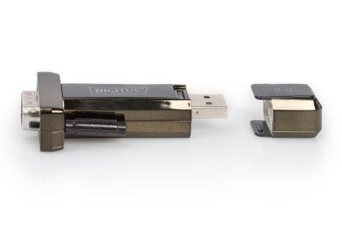 Adapter DIGITUS DA-70156 (USB M - RS-232 M; kolor czarny) Adapter DIGITUS DA-70156 (USB M - RS-232 M; kolor czarny)