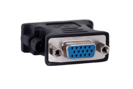 Lanberg Adapter Lanberg AD-0012-BK (DVI-I (Dual link) M - D-Sub (VGA) F; kolor czarny)
