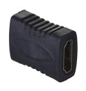 Lanberg Adapter Lanberg AD-0018-BK (HDMI F - HDMI F; kolor czarny)