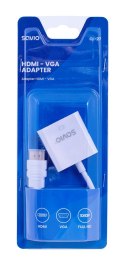 SAVIO Adapter SAVIO cl-27 (HDMI M - D-Sub (VGA) F; 0,10m; kolor biały)