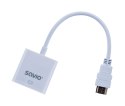 SAVIO Adapter SAVIO cl-27 (HDMI M - D-Sub (VGA) F; 0,10m; kolor biały)