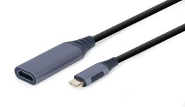 GEMBIRD GEMBIRD ADAPTER USB TYP-C DO HDMI NA KABLU SZARY, 15CM