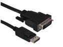 GEMBIRD Kabel GEMBIRD CC-DPM-DVIM-1M (DisplayPort M - DVI-D M; 1m; kolor czarny)