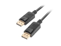 Lanberg Kabel Lanberg CA-DPDP-10CC-0030-BK (DisplayPort M - DisplayPort M; 3m; kolor czarny)