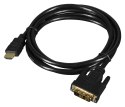 Lanberg Kabel Lanberg CA-HDDV-10CC-0018-BK (HDMI M - DVI-D (18+1) M; 1,8m; kolor czarny)