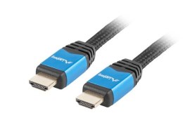 Lanberg Kabel Lanberg Premium CA-HDMI-20CU-0018-BL (HDMI M - HDMI M; 1,8m; kolor czarny)