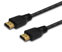 SAVIO Kabel SAVIO cl-08 (HDMI M - HDMI M; 5m; kolor czarny)