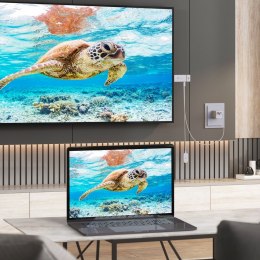 J5 Create Nadajnik i odbiornik audio/video bezprzewodowy j5create ScreenCast 4K Wireless Display Adapter; kolor biały JVAW76-N