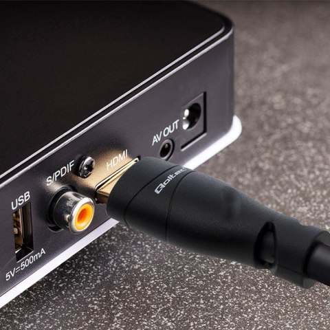 QOLTEC KABEL HDMI V2.1 ULTRA HIGH SPEED 8K | 60HZ | 26AWG | GOLD QOLTEC KABEL HDMI V2.1 ULTRA HIGH SPEED 8K | 60HZ | 26AWG | GOLD