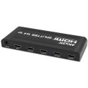 Qoltec QOLTEC ROZDZIELACZ SPLITTER 4XHDMI 4KX2K | 3.4GB/S
