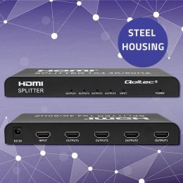 Qoltec QOLTEC ROZDZIELACZ SPLITTER 4XHDMI 4KX2K | 6GB/S | 60HZ