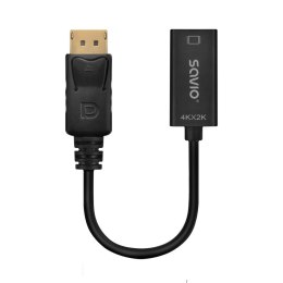 SAVIO SAVIO ADAPTER DISPLAYPORT (M) V1.2 - HDMI A (F) V1.4, 4K AK-62