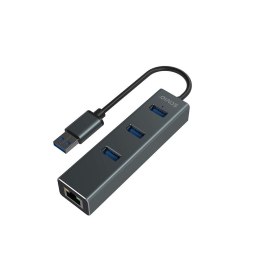 SAVIO SAVIO AK-58 3-PORTOWY HUB USB-A Z ADAPTEREM RJ-45