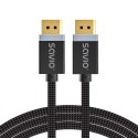 SAVIO SAVIO KABEL DISPLAYPORT M - DISPLAYPORT M, V1.4, 3M, CZARNY, CL-176