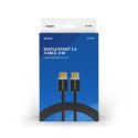 SAVIO SAVIO KABEL DISPLAYPORT M - DISPLAYPORT M, V1.4, 3M, CZARNY, CL-176