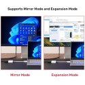 UNITEK UNITEK ADAPTER HDMI - VGA, FULLHD 60HZ, BIAŁY, M/F