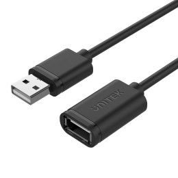 UNITEK UNITEK PRZEDŁUŻACZ USB 2.0, AM-AF, 2M, Y-C450GBK
