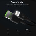 Green Cell GREEN CELL KABEL KABGC05 KABEL GREEN CELL GC RAY USB - LIGHTNING 120CM, BIAŁY LED, SZYBKIE ŁADOWANIE